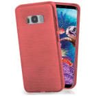 moex Brushed Case für Samsung Galaxy S8 – Silikon Handyhülle, Backcover in Aluminium Optik – Produktbild 1