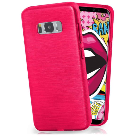 moex Brushed Case für Samsung Galaxy S8 – Silikon Handyhülle, Backcover in Aluminium Optik – Weiteres Produktbild 1 moex Brushed Case für Samsung Galaxy S8 – Silikon Handyhülle, Backcover in Aluminium Optik – Weiteres Produktbild 1