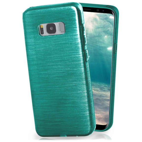 moex Brushed Case für Samsung Galaxy S8 – Silikon Handyhülle, Backcover in Aluminium Optik – Weiteres Produktbild 1 moex Brushed Case für Samsung Galaxy S8 – Silikon Handyhülle, Backcover in Aluminium Optik – Weiteres Produktbild 1