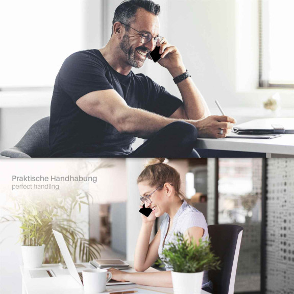 moex Brushed Case für Samsung Galaxy S8 – Silikon Handyhülle, Backcover in Aluminium Optik – Weiteres Produktbild 6