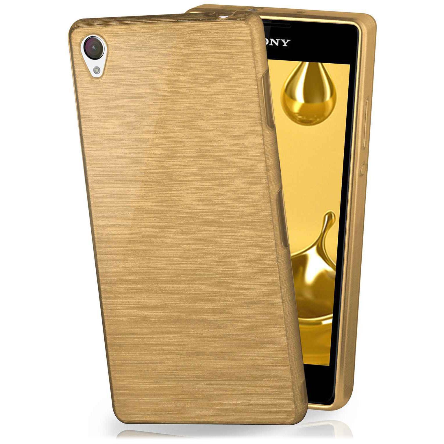 moex Brushed Case für Sony Xperia Z1 – Silikon Handyhülle, Backcover in Aluminium Optik – Weiteres Produktbild 1 moex Brushed Case für Sony Xperia Z1 – Silikon Handyhülle, Backcover in Aluminium Optik – Weiteres Produktbild 1