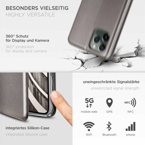 ONEFLOW Business Case iPhone 11 Pro Max Handytasche mit Kartenfach – Weiteres Produktbild 4 ONEFLOW Business Case iPhone 11 Pro Max Handytasche mit Kartenfach – Weiteres Produktbild 4