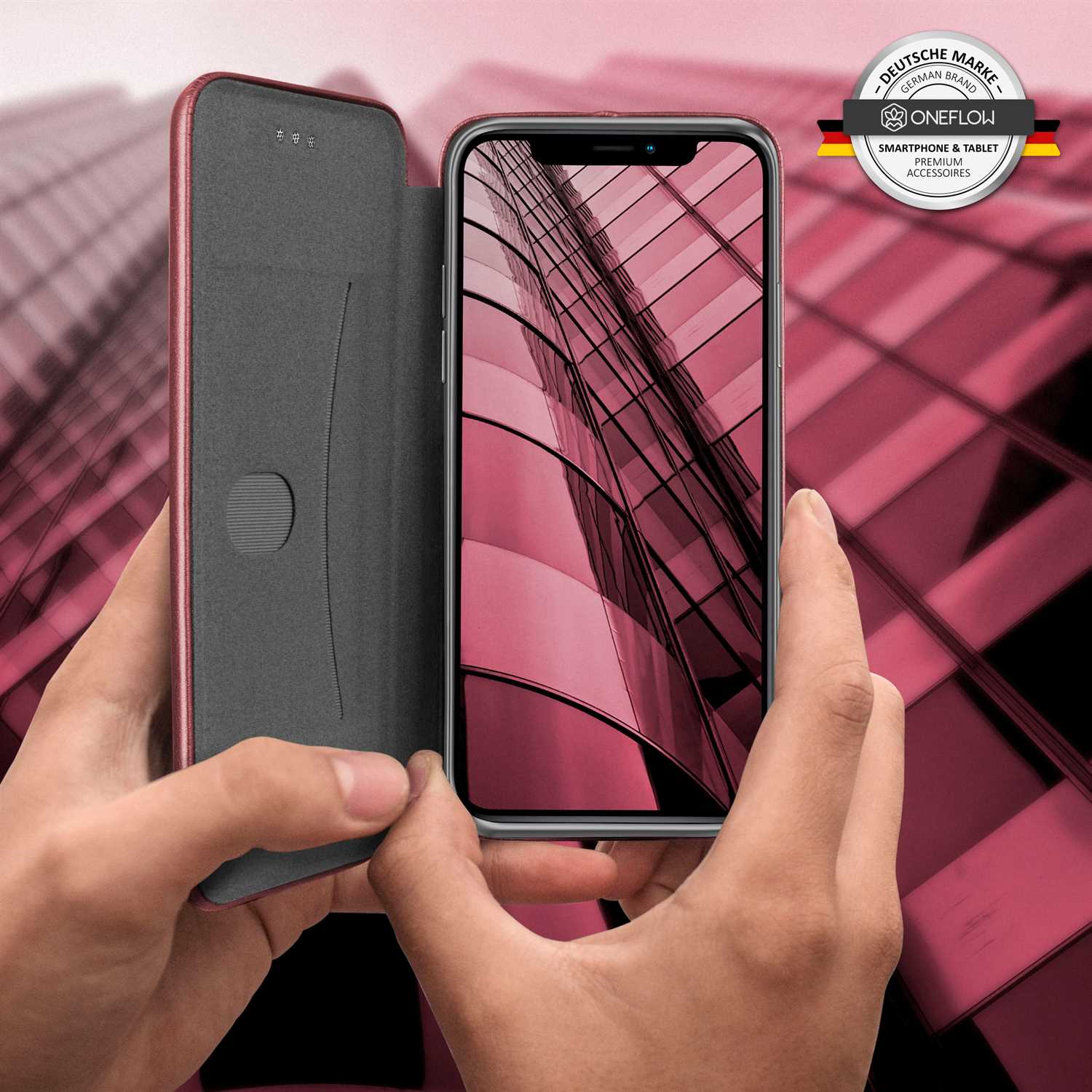 ONEFLOW Business Case iPhone 11 Pro Max Handytasche mit Kartenfach – Weiteres Produktbild 6