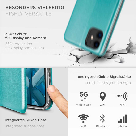 ONEFLOW Business Case iPhone 11 Handytasche mit Kartenfach – Weiteres Produktbild 4