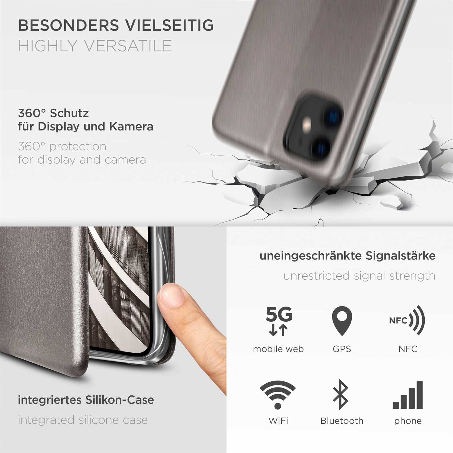 ONEFLOW Business Case iPhone 11 Handytasche mit Kartenfach – Weiteres Produktbild 4 ONEFLOW Business Case iPhone 11 Handytasche mit Kartenfach – Weiteres Produktbild 4