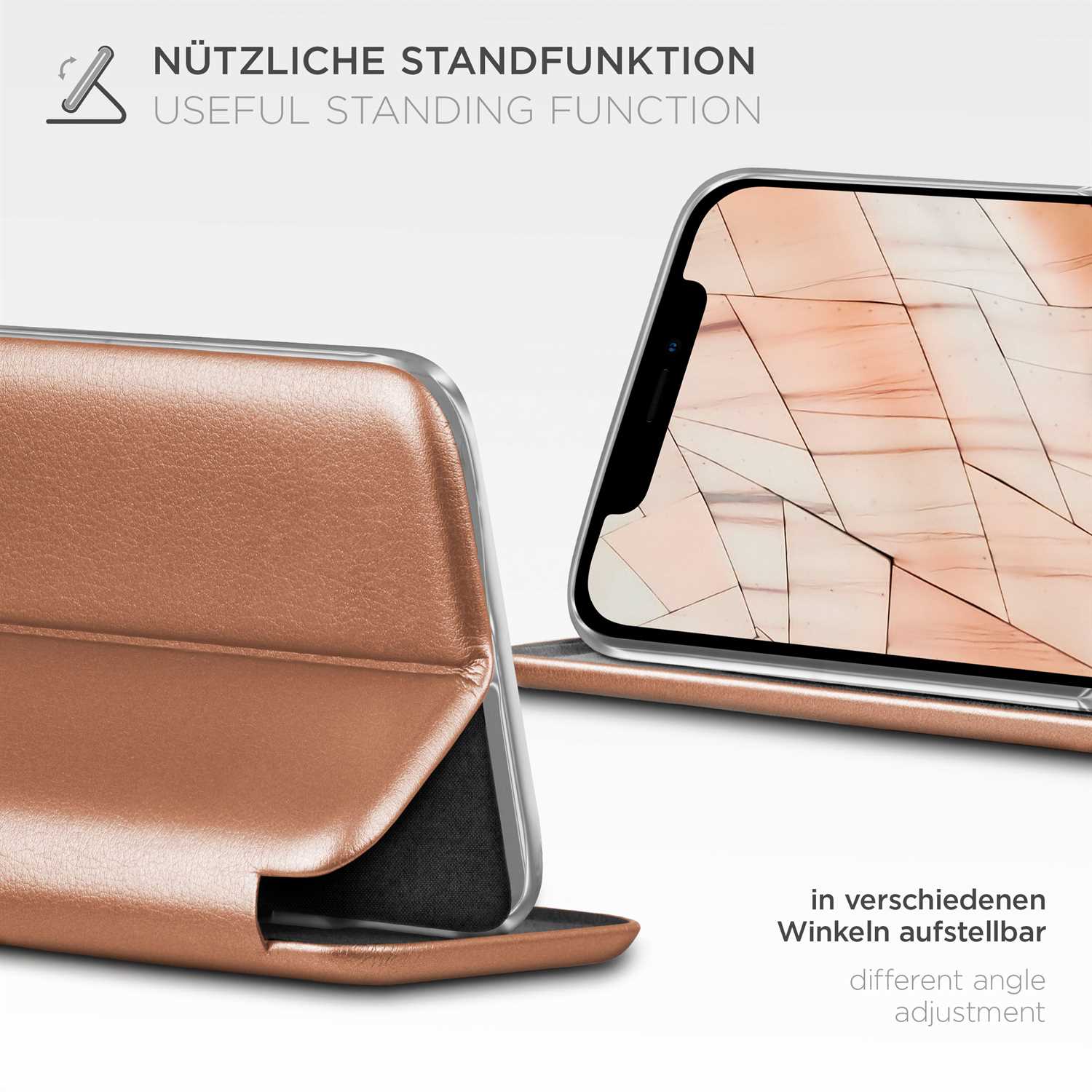 ONEFLOW Business Case iPhone 12 Handytasche mit Kartenfach – Weiteres Produktbild 2