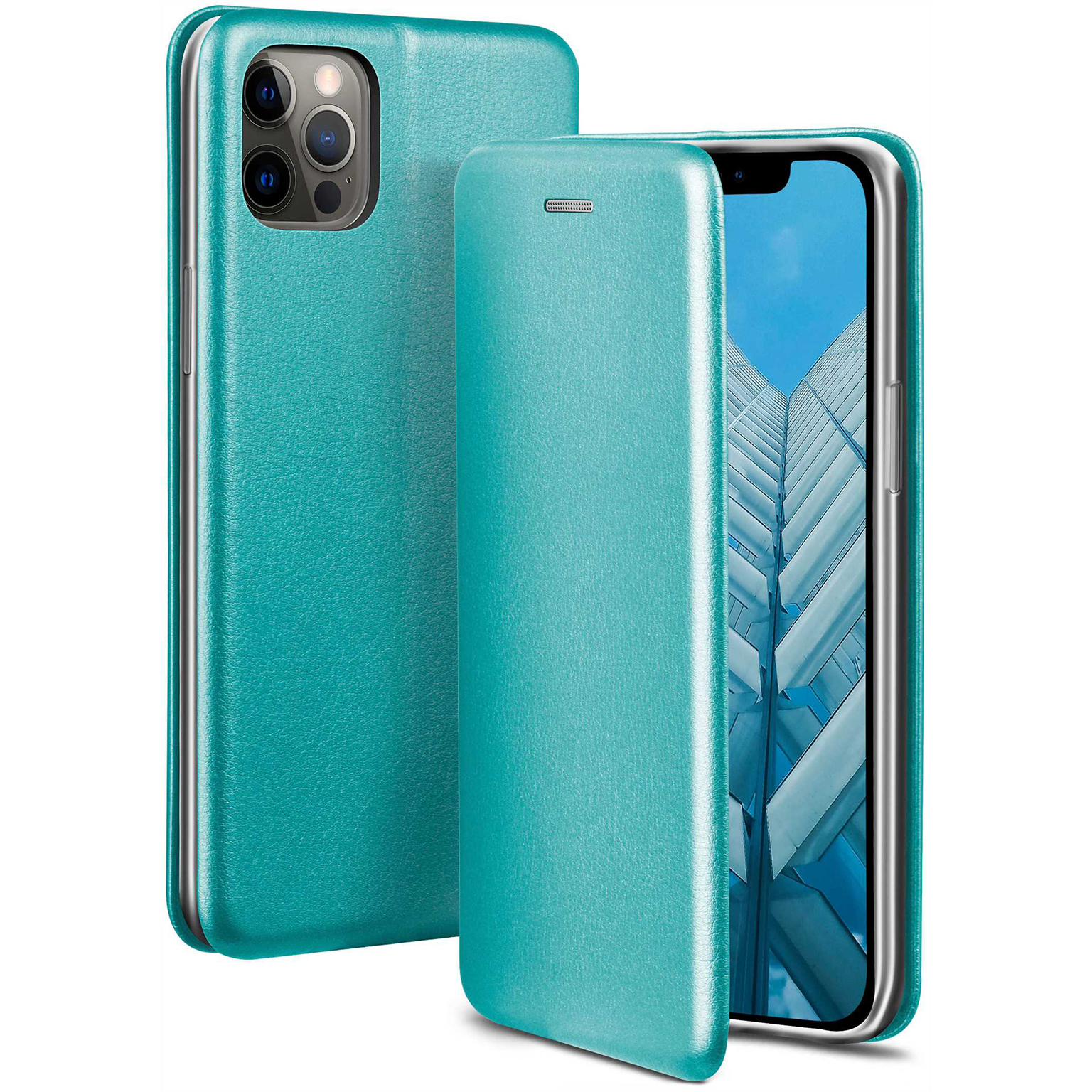 ONEFLOW Business Case iPhone 12 Pro Handytasche mit Kartenfach – Weiteres Produktbild 1