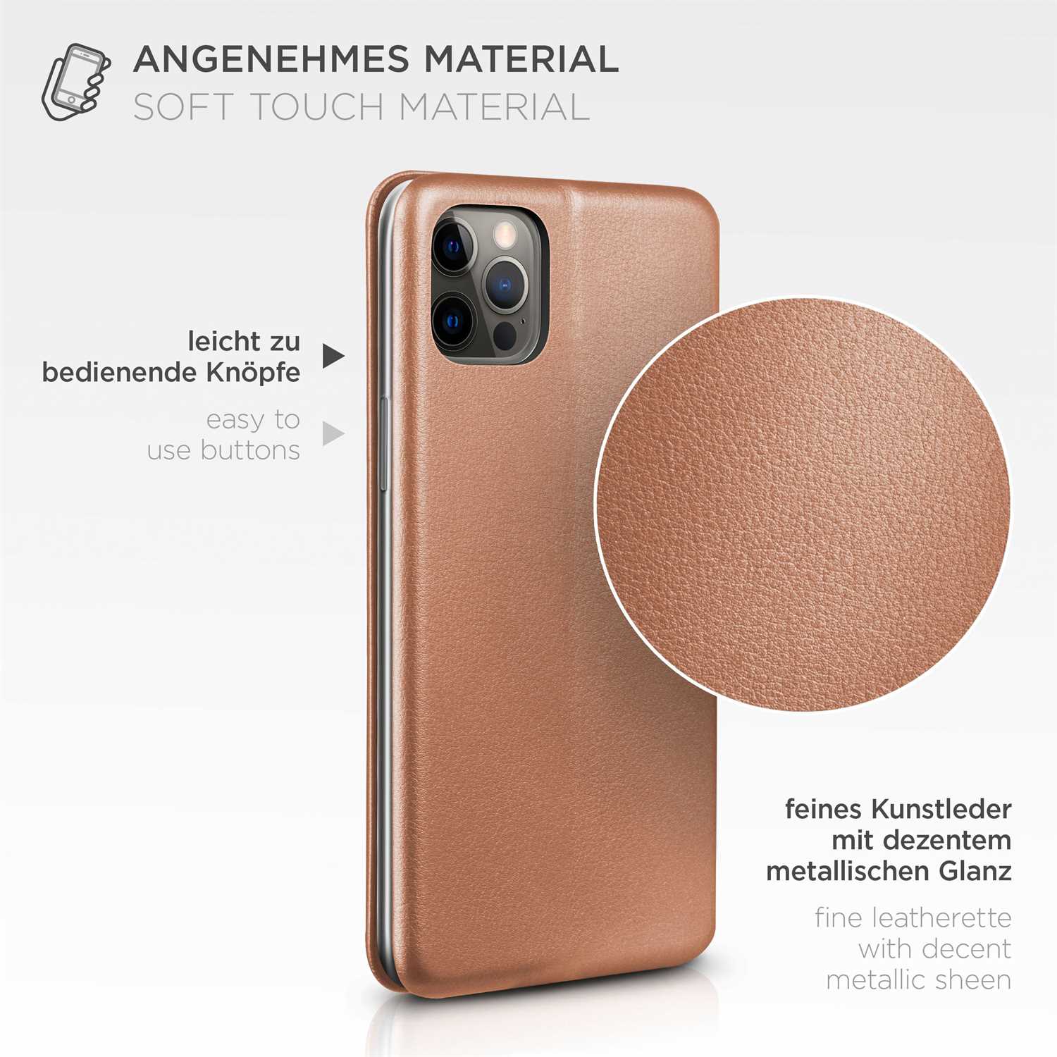 ONEFLOW Business Case iPhone 12 Pro Handytasche mit Kartenfach – Weiteres Produktbild 5 ONEFLOW Business Case iPhone 12 Pro Handytasche mit Kartenfach – Weiteres Produktbild 5