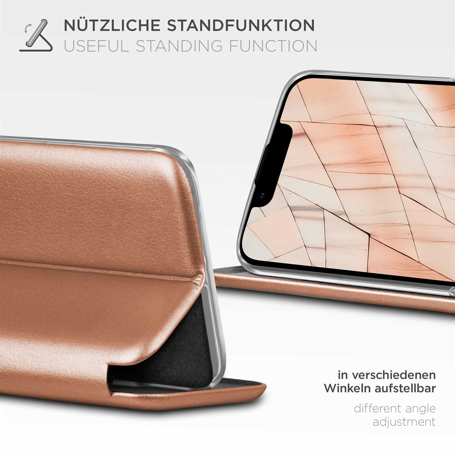 ONEFLOW Business Case iPhone 13 mini Handytasche mit Kartenfach – Weiteres Produktbild 1