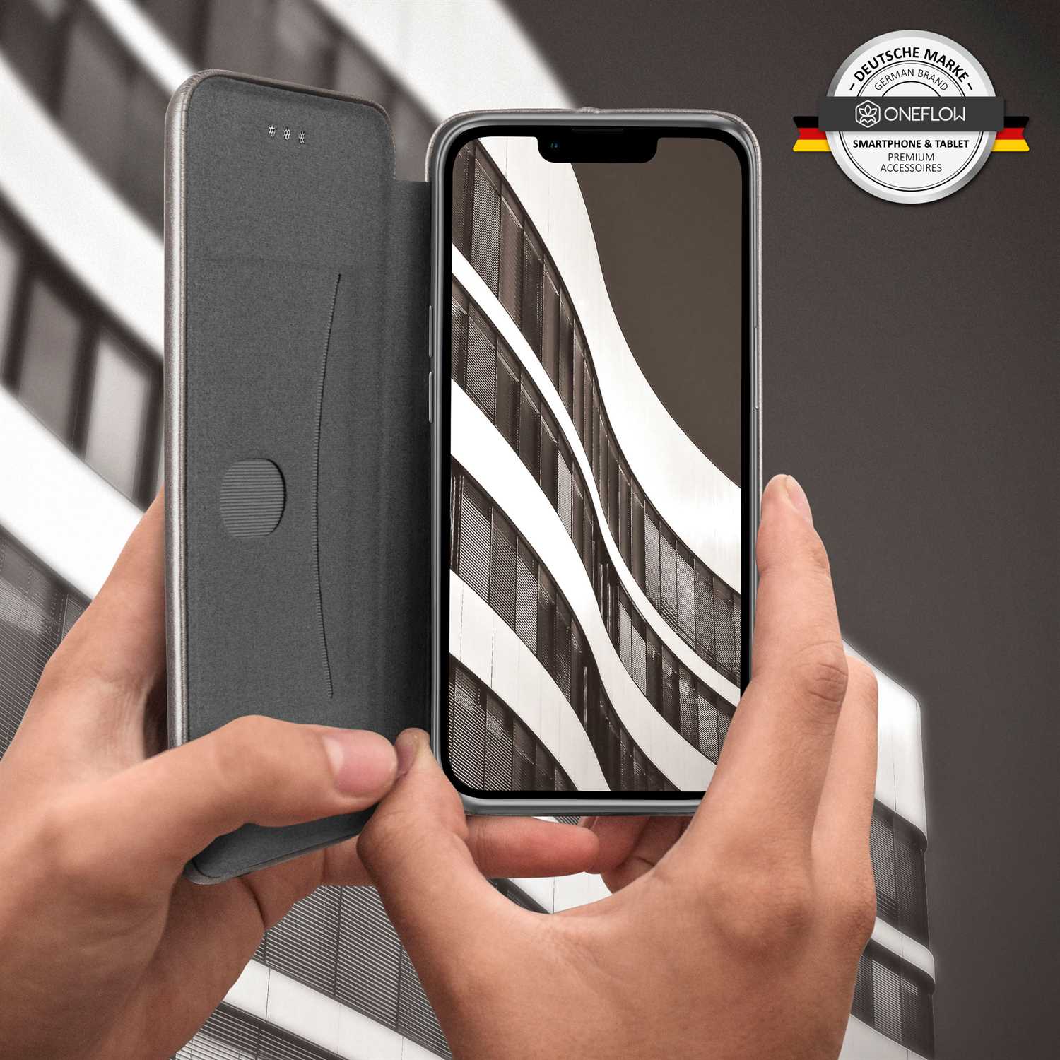 ONEFLOW Business Case iPhone 13 Pro Max Handytasche mit Kartenfach – Weiteres Produktbild 7