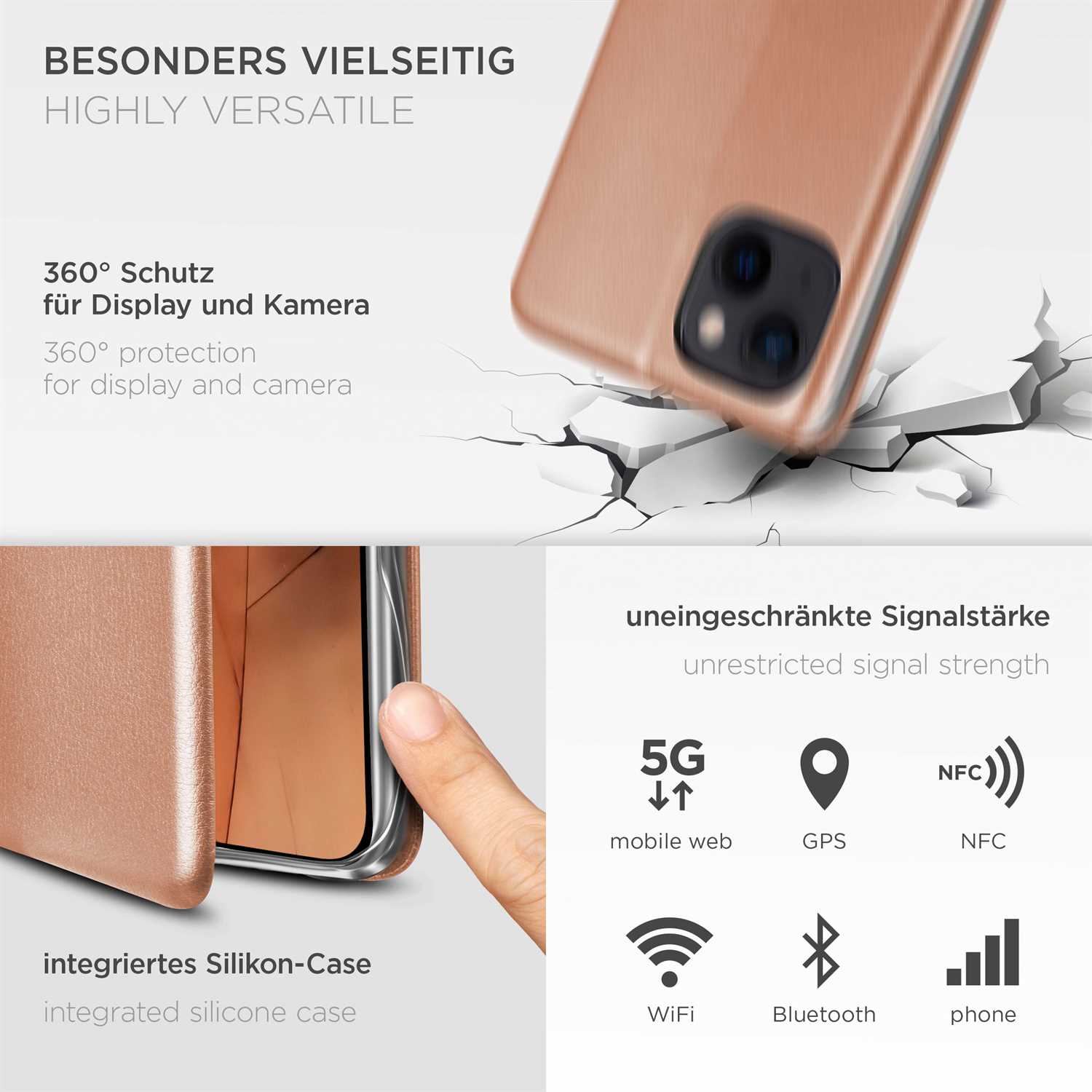 ONEFLOW Business Case iPhone 13 Handytasche mit Kartenfach – Weiteres Produktbild 4 ONEFLOW Business Case iPhone 13 Handytasche mit Kartenfach – Weiteres Produktbild 4