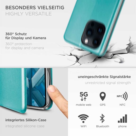 ONEFLOW Business Case iPhone 13 Pro Handytasche mit Kartenfach – Weiteres Produktbild 4 ONEFLOW Business Case iPhone 13 Pro Handytasche mit Kartenfach – Weiteres Produktbild 4