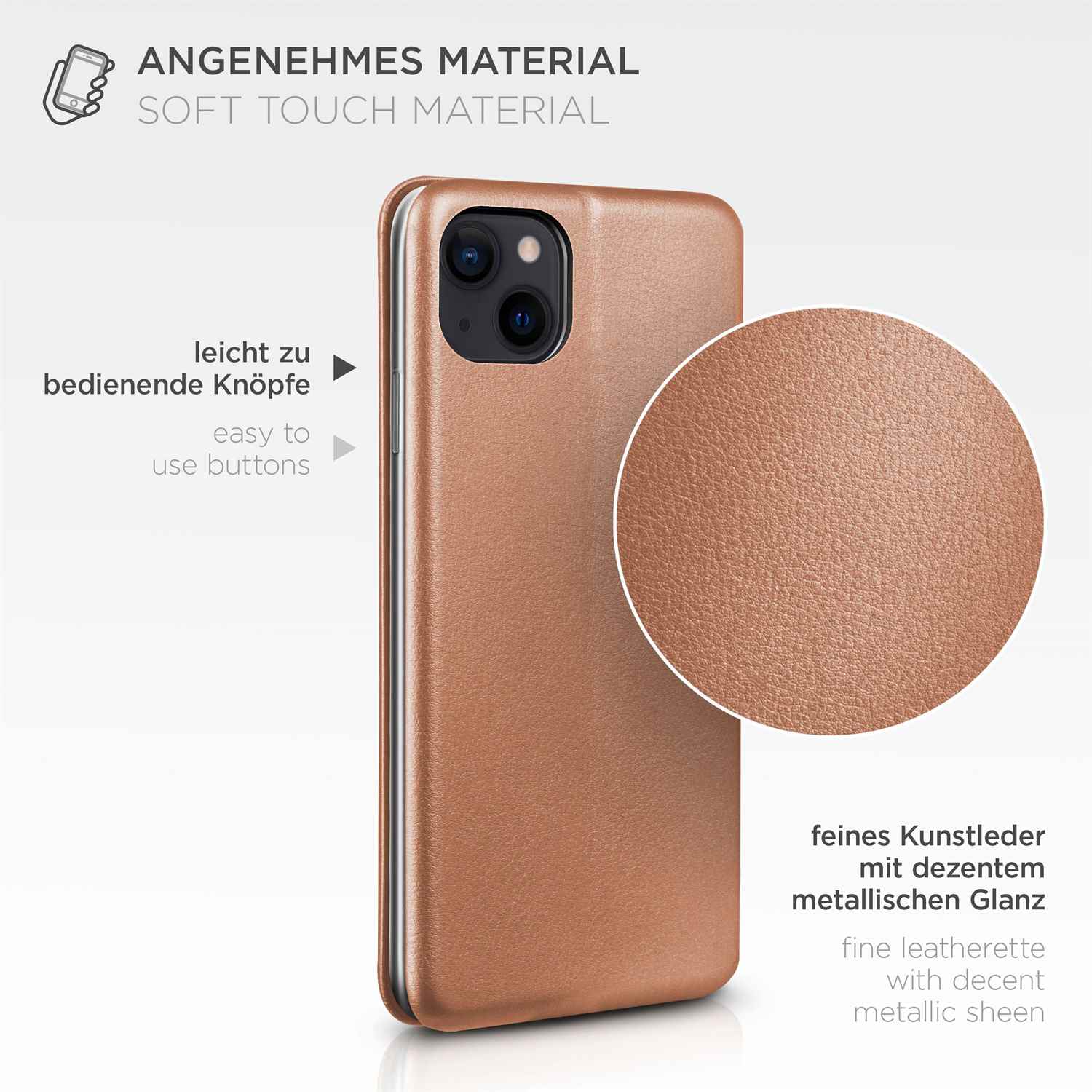 ONEFLOW Business Case iPhone 14 Plus Handytasche mit Kartenfach – Weiteres Produktbild 4