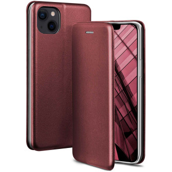 ONEFLOW Business Case iPhone 14 Plus Handytasche mit Kartenfach – Burgund - Red ONEFLOW Business Case iPhone 14 Plus Handytasche mit Kartenfach – Burgund - Red