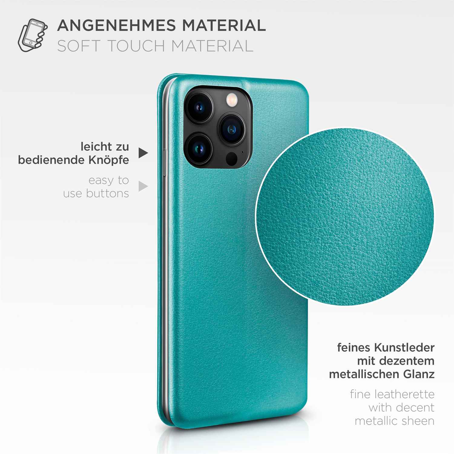 ONEFLOW Business Case iPhone 14 Pro Max Handytasche mit Kartenfach – Weiteres Produktbild 4