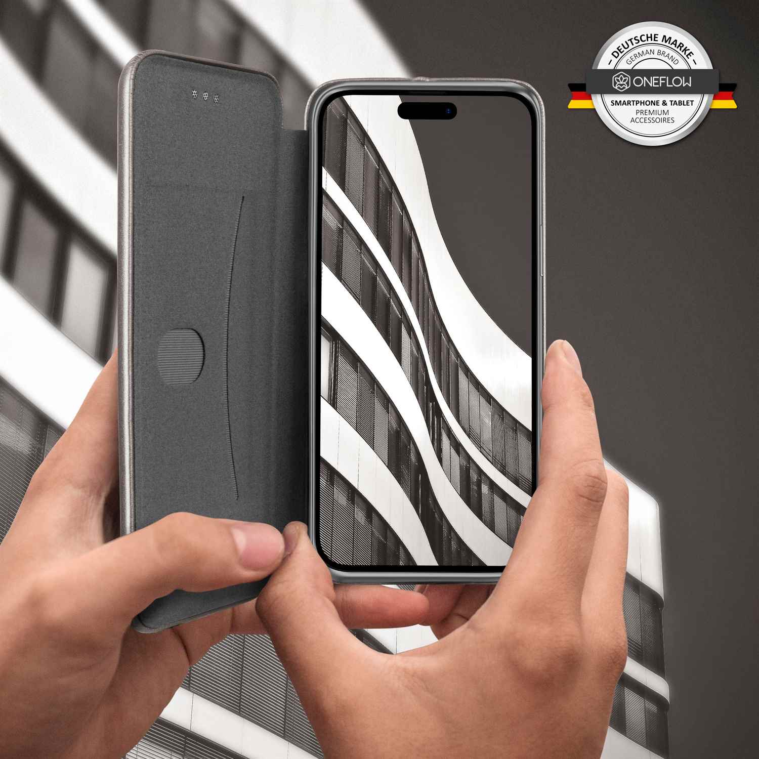 ONEFLOW Business Case iPhone 14 Pro Max Handytasche mit Kartenfach – Weiteres Produktbild 6