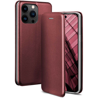 ONEFLOW Business Case iPhone 14 Pro Max Handytasche mit Kartenfach – Burgund - Red ONEFLOW Business Case iPhone 14 Pro Max Handytasche mit Kartenfach – Burgund - Red