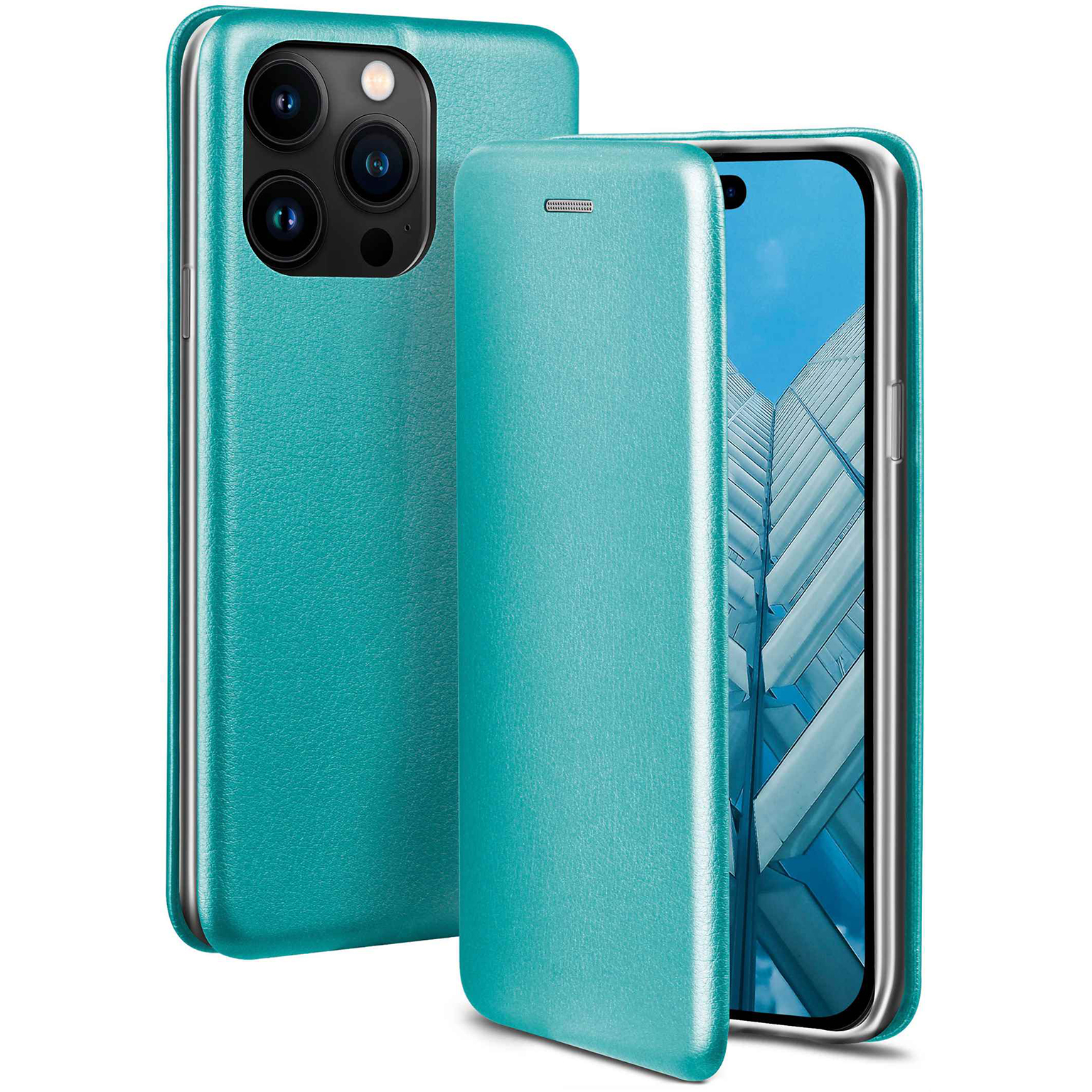 ONEFLOW Business Case iPhone 14 Pro Handytasche mit Kartenfach Hauptbild