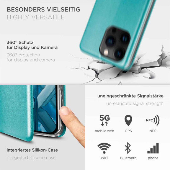 ONEFLOW Business Case iPhone 14 Pro Handytasche mit Kartenfach – Weiteres Produktbild 4 ONEFLOW Business Case iPhone 14 Pro Handytasche mit Kartenfach – Weiteres Produktbild 4