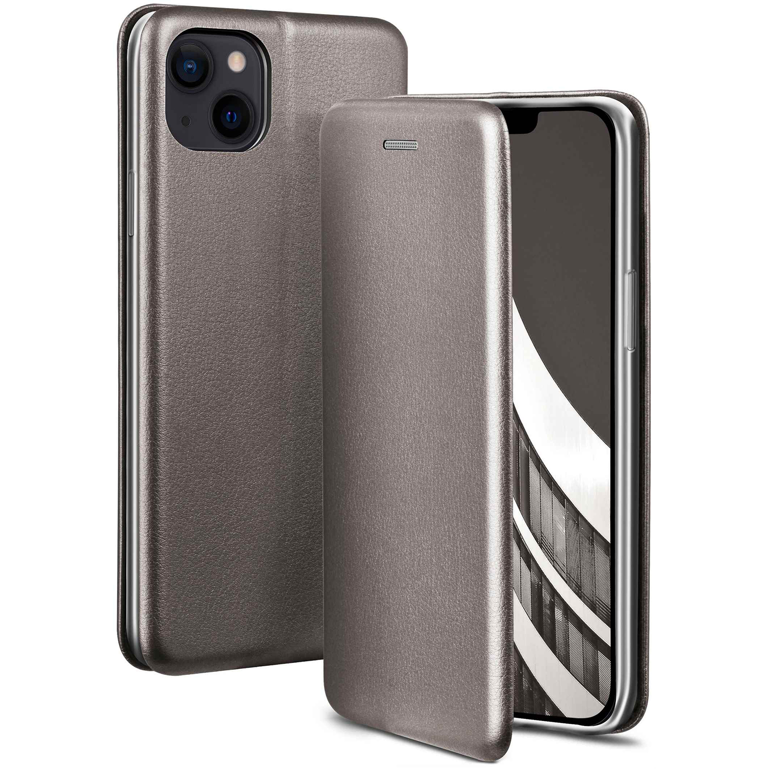 DMaos Custodia In Pelle Sintetica Per IPhone 14 – Moda Coccodrillo, Leggera E Compatibile Con Ricarica Wireless