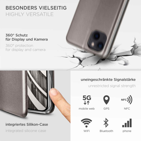 ONEFLOW Business Case iPhone 14 Handytasche mit Kartenfach – Weiteres Produktbild 4 ONEFLOW Business Case iPhone 14 Handytasche mit Kartenfach – Weiteres Produktbild 4