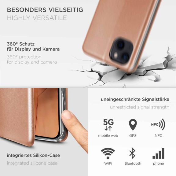 ONEFLOW Business Case iPhone 14 Handytasche mit Kartenfach – Weiteres Produktbild 4