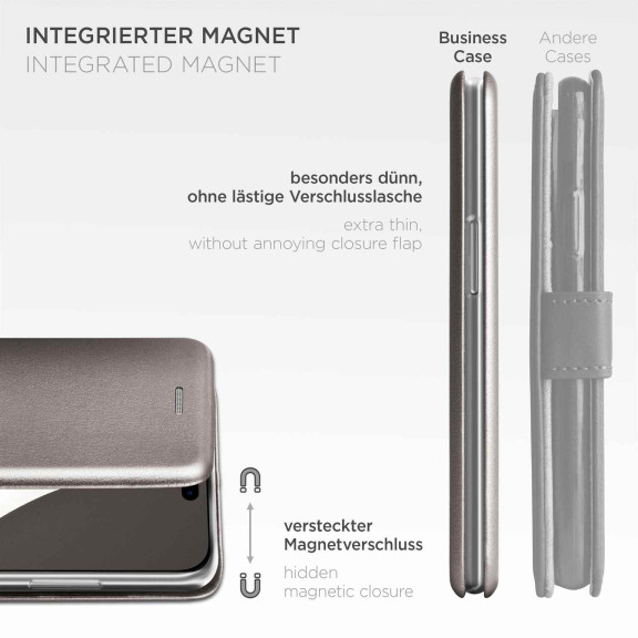 ONEFLOW Business Case iPhone 15 Plus Handytasche mit Kartenfach – Weiteres Produktbild 6