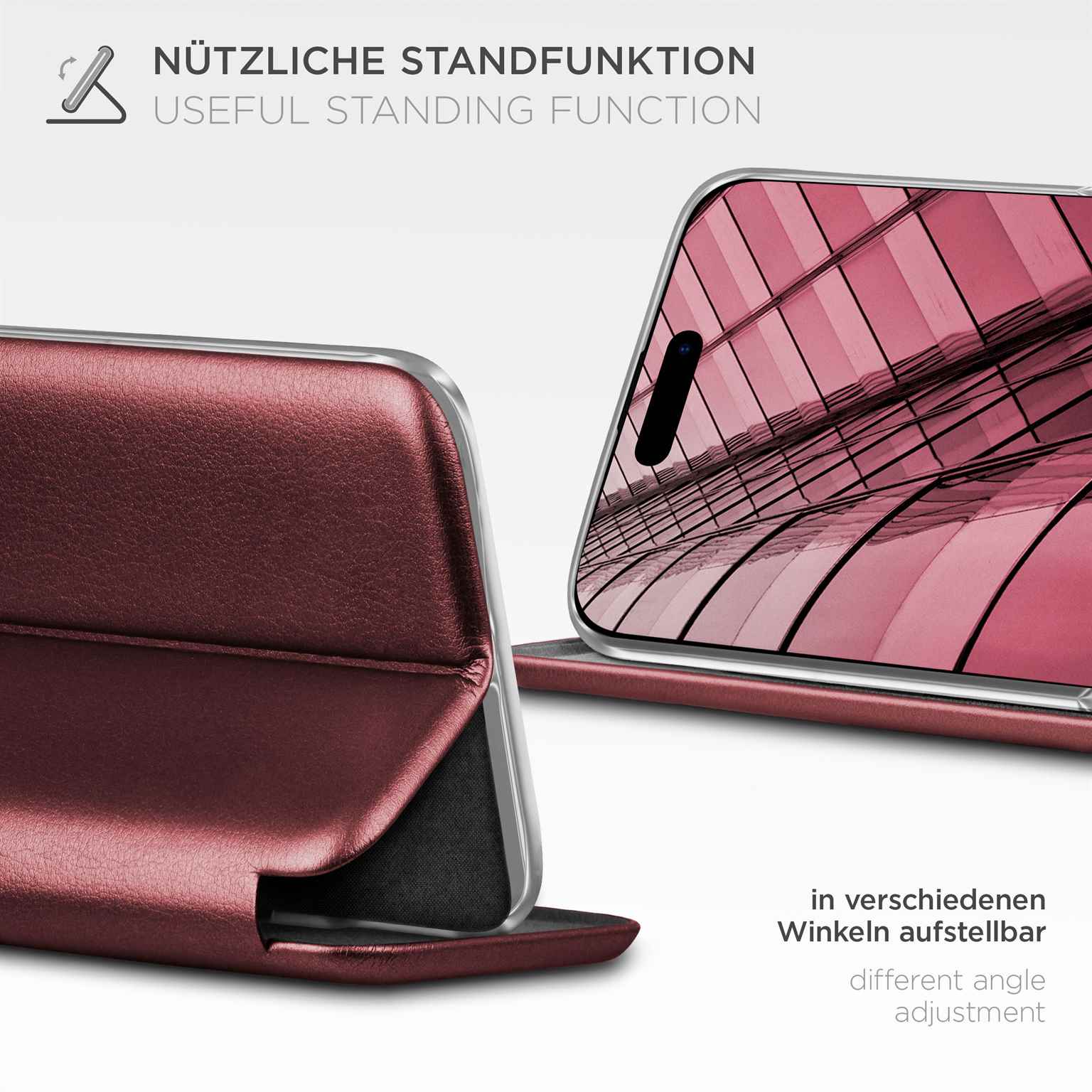 ONEFLOW Business Case iPhone 15 Plus Handytasche mit Kartenfach – Weiteres Produktbild 2 ONEFLOW Business Case iPhone 15 Plus Handytasche mit Kartenfach – Weiteres Produktbild 2