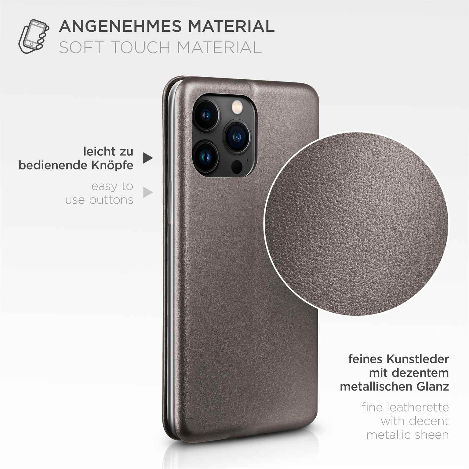 ONEFLOW Business Case iPhone 15 Pro Max Handytasche mit Kartenfach – Weiteres Produktbild 5 ONEFLOW Business Case iPhone 15 Pro Max Handytasche mit Kartenfach – Weiteres Produktbild 5