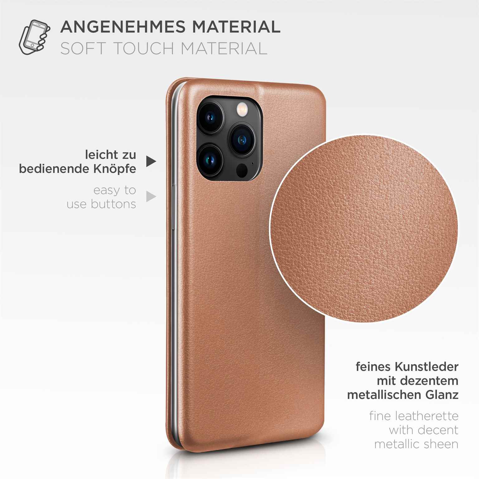 ONEFLOW Business Case iPhone 15 Pro Max Handytasche mit Kartenfach – Weiteres Produktbild 5