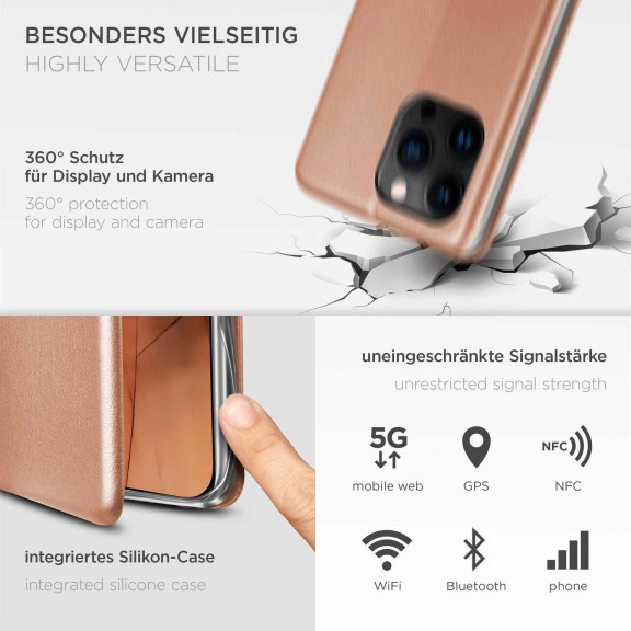 ONEFLOW Business Case iPhone 15 Pro Handytasche mit Kartenfach – Weiteres Produktbild 4 ONEFLOW Business Case iPhone 15 Pro Handytasche mit Kartenfach – Weiteres Produktbild 4