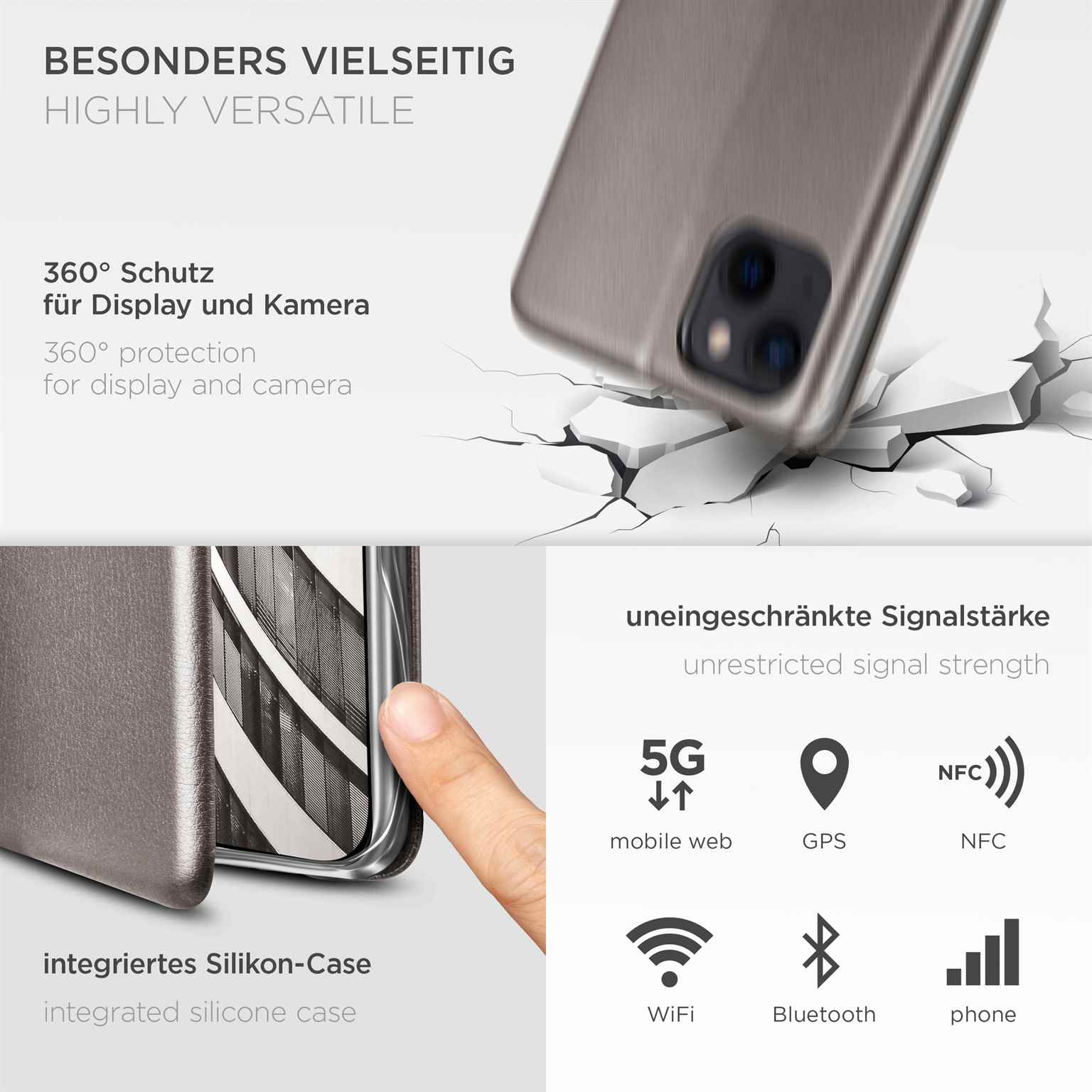 ONEFLOW Business Case iPhone 15 Handytasche mit Kartenfach – Weiteres Produktbild 4 ONEFLOW Business Case iPhone 15 Handytasche mit Kartenfach – Weiteres Produktbild 4