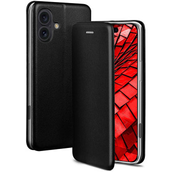 ONEFLOW Business Case iPhone 16 Plus Handytasche mit Kartenfach – Tuxedo - Black