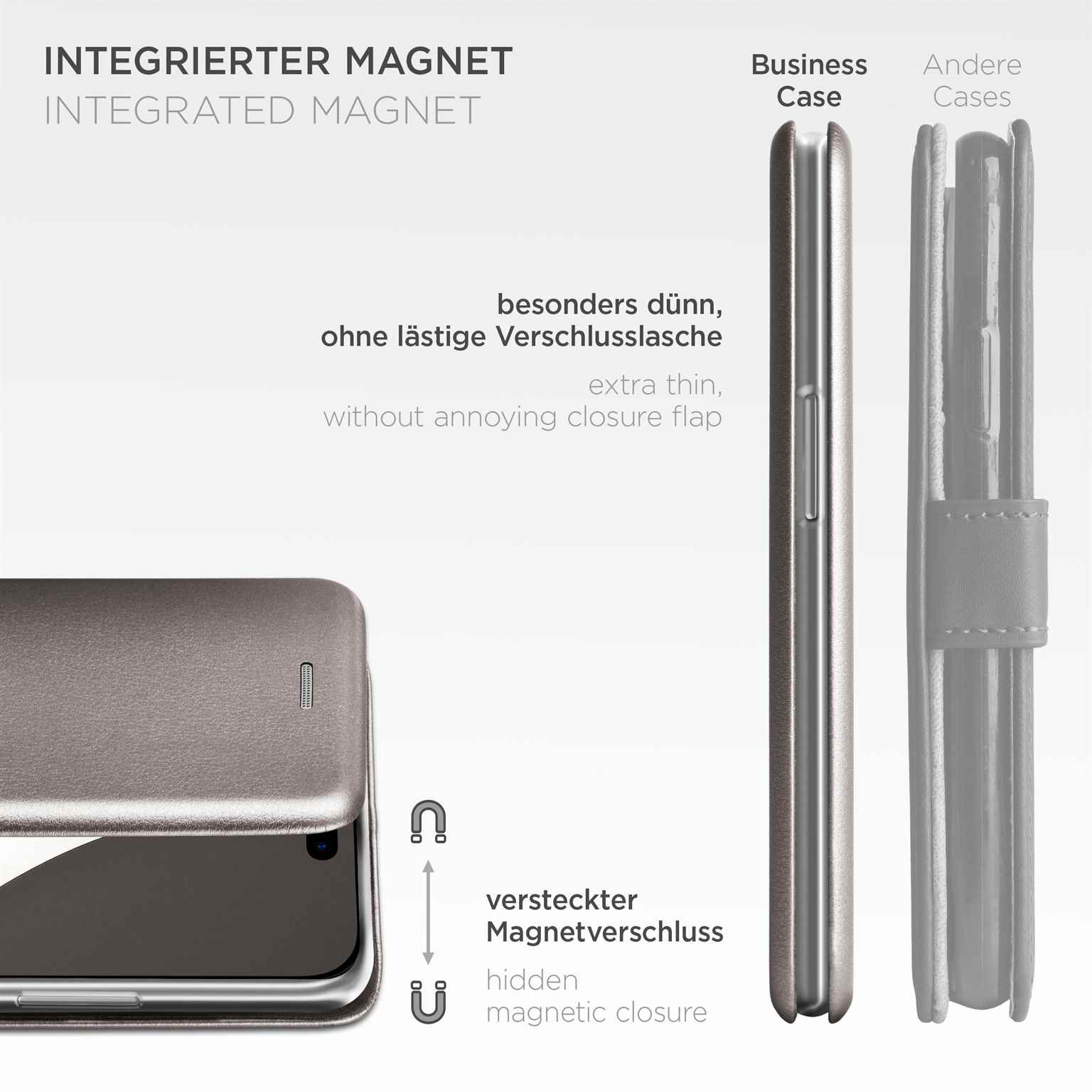 ONEFLOW Business Case iPhone 16 Pro Max Handytasche mit Kartenfach – Weiteres Produktbild 5