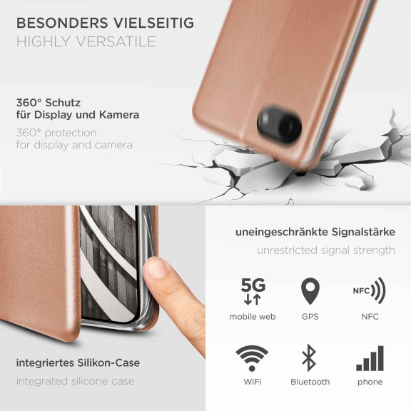 ONEFLOW Business Case iPhone 16e Handytasche mit Kartenfach – Weiteres Produktbild 4