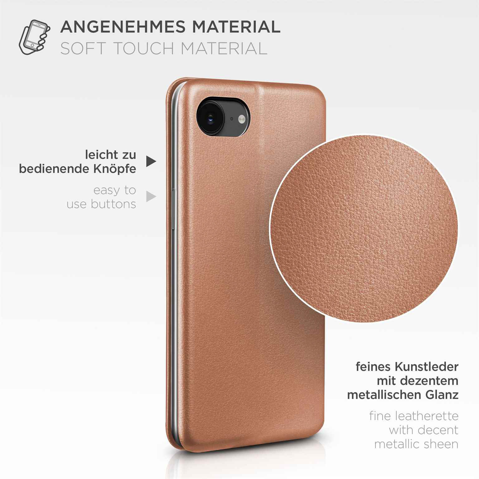 ONEFLOW Business Case iPhone 16e Handytasche mit Kartenfach – Weiteres Produktbild 5
