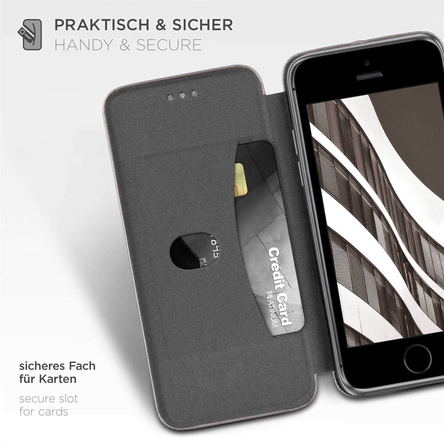 ONEFLOW Business Case iPhone 5 Handytasche mit Kartenfach – Weiteres Produktbild 3 ONEFLOW Business Case iPhone 5 Handytasche mit Kartenfach – Weiteres Produktbild 3