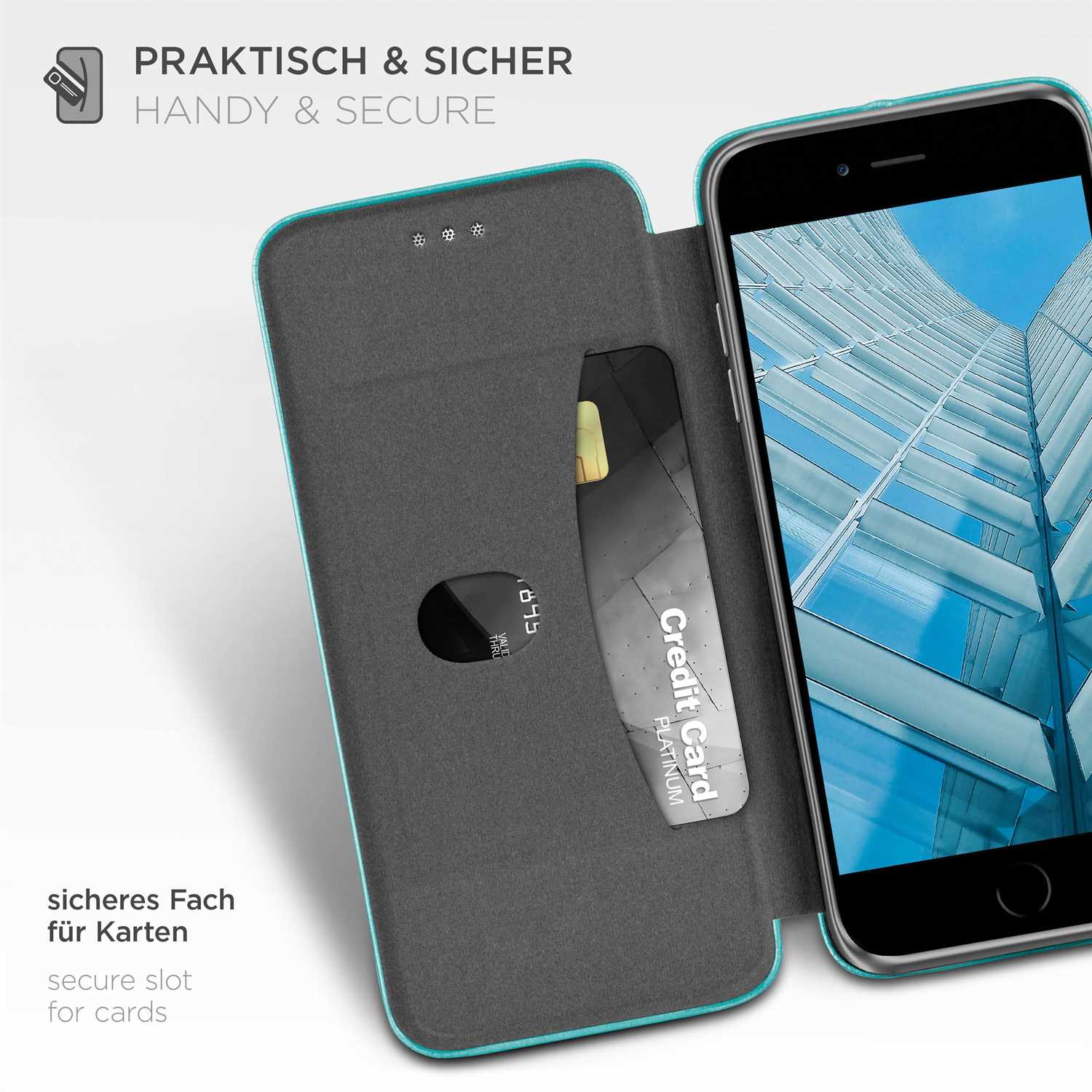 ONEFLOW Business Case iPhone 6 Handytasche mit Kartenfach – Weiteres Produktbild 2