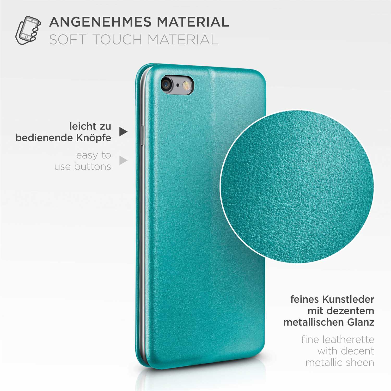 ONEFLOW Business Case iPhone 6 Handytasche mit Kartenfach – Weiteres Produktbild 4