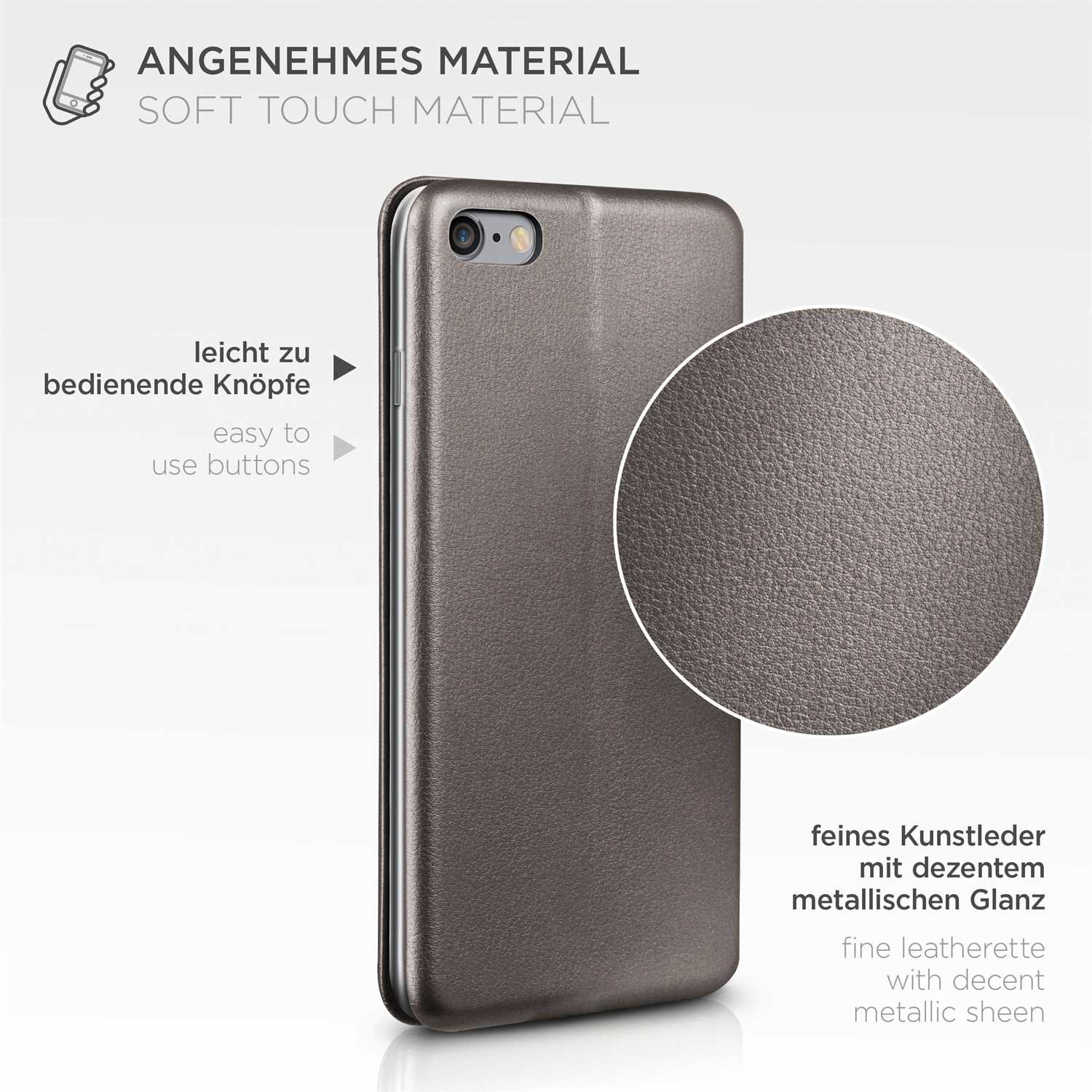 ONEFLOW Business Case iPhone 6 Handytasche mit Kartenfach – Weiteres Produktbild 4