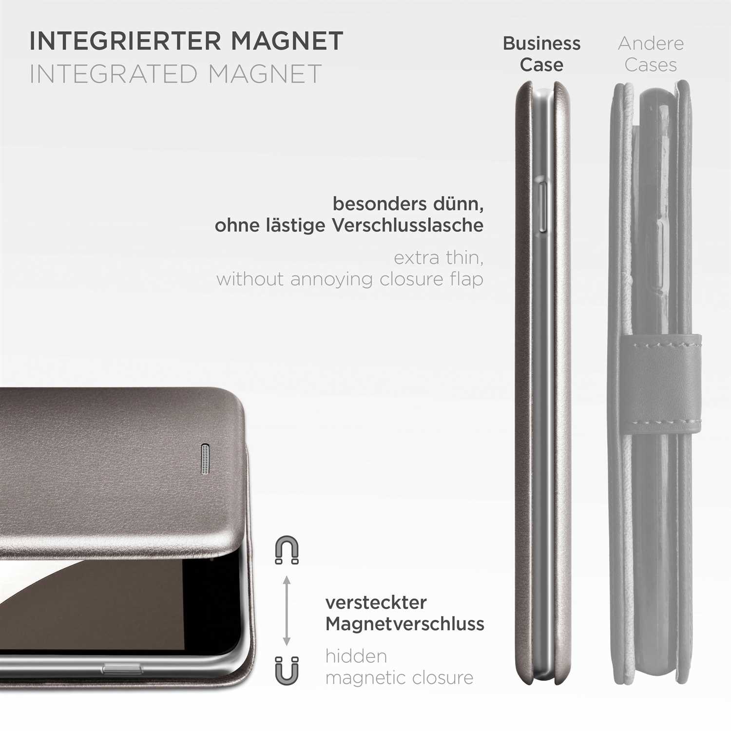 ONEFLOW Business Case iPhone 6 Handytasche mit Kartenfach – Weiteres Produktbild 5