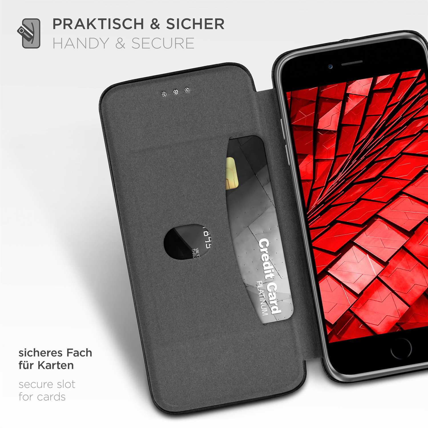 ONEFLOW Business Case iPhone 6 Handytasche mit Kartenfach – Weiteres Produktbild 2