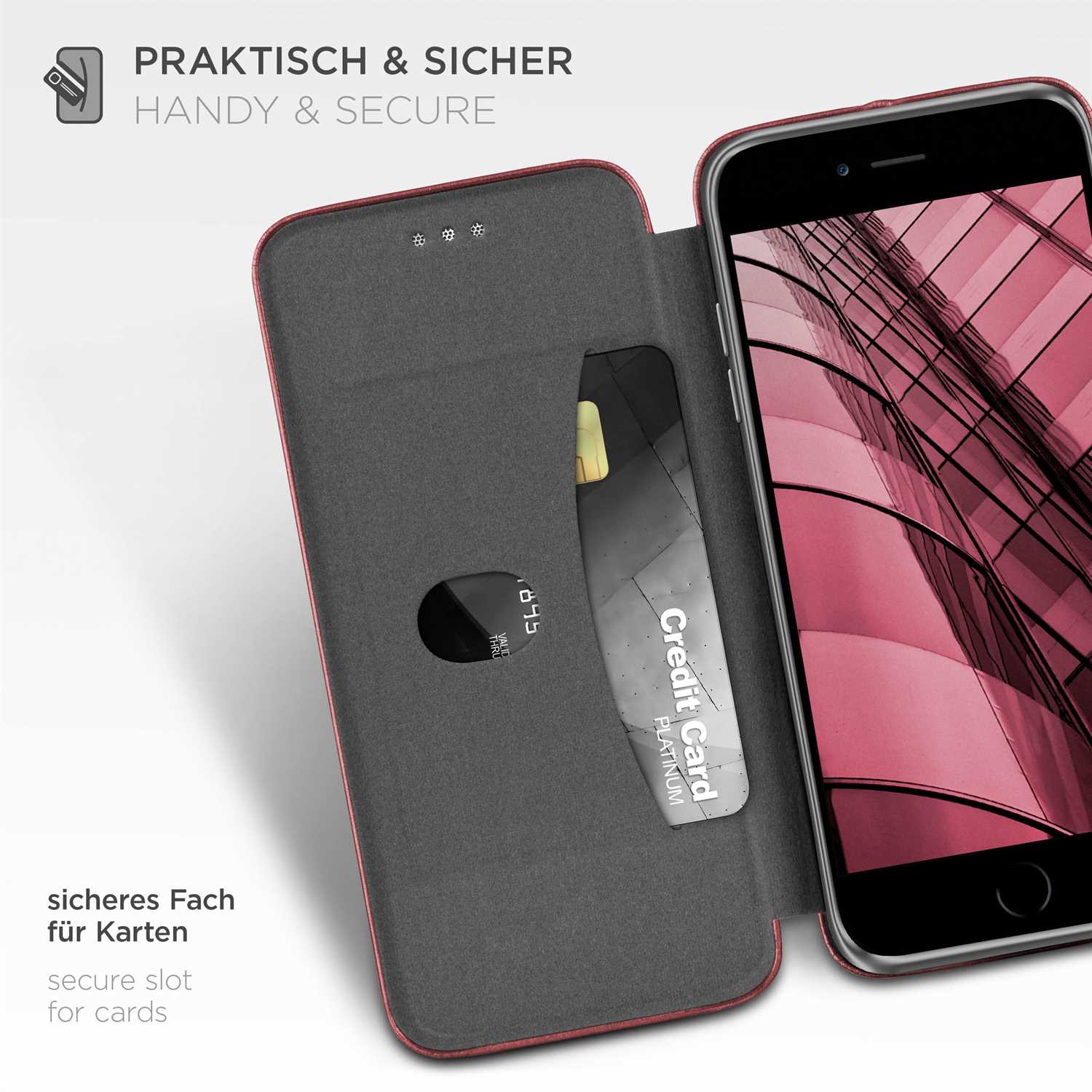 ONEFLOW Business Case iPhone 6s Handytasche mit Kartenfach – Weiteres Produktbild 3