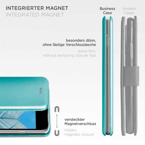 ONEFLOW Business Case iPhone 8 Handytasche mit Kartenfach – Weiteres Produktbild 6