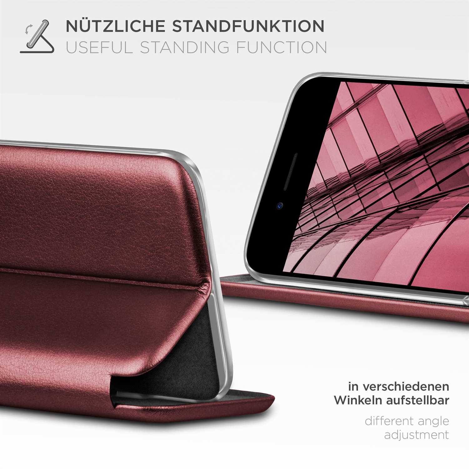 ONEFLOW Business Case iPhone 8 Handytasche mit Kartenfach – Weiteres Produktbild 1
