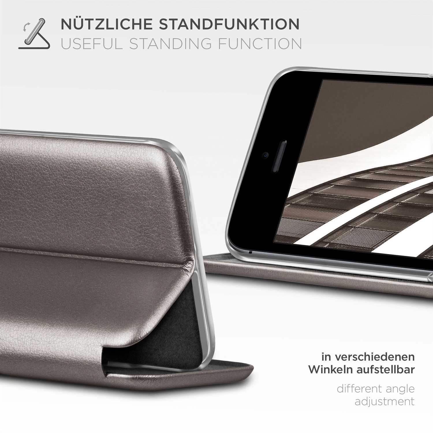 ONEFLOW Business Case iPhone SE (2016) Handytasche mit Kartenfach – Weiteres Produktbild 2 ONEFLOW Business Case iPhone SE (2016) Handytasche mit Kartenfach – Weiteres Produktbild 2