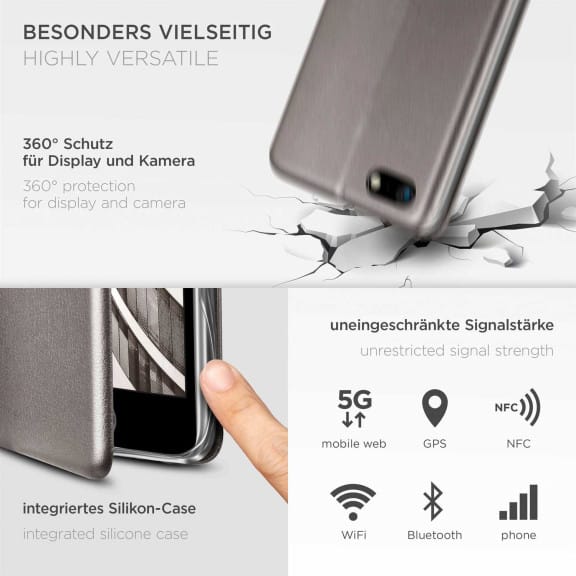 ONEFLOW Business Case iPhone SE (2016) Handytasche mit Kartenfach – Weiteres Produktbild 4 ONEFLOW Business Case iPhone SE (2016) Handytasche mit Kartenfach – Weiteres Produktbild 4