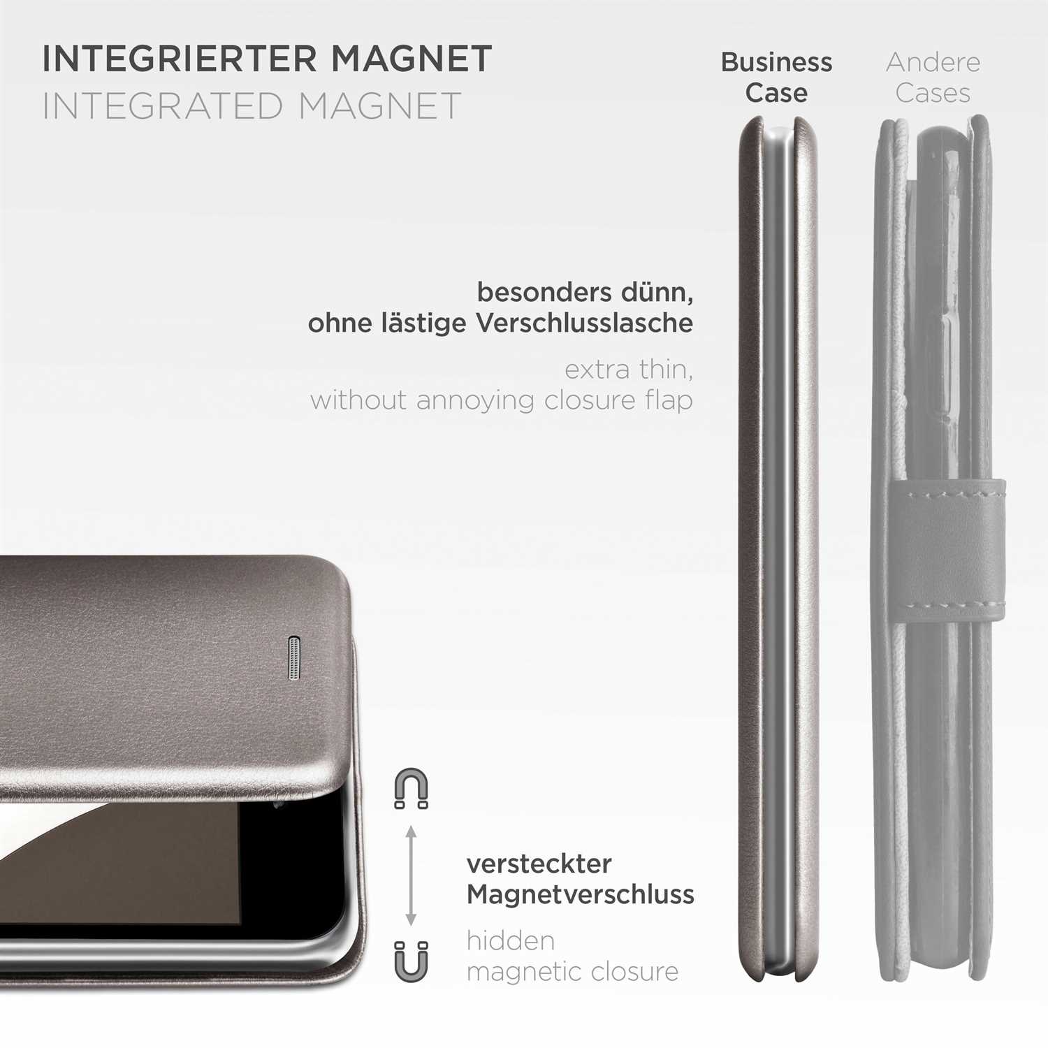 ONEFLOW Business Case iPhone SE (2016) Handytasche mit Kartenfach – Weiteres Produktbild 6 ONEFLOW Business Case iPhone SE (2016) Handytasche mit Kartenfach – Weiteres Produktbild 6