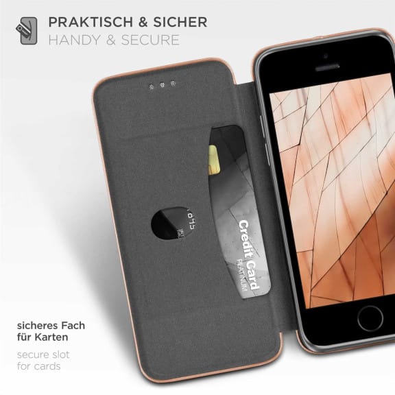 ONEFLOW Business Case iPhone SE (2016) Handytasche mit Kartenfach – Weiteres Produktbild 3 ONEFLOW Business Case iPhone SE (2016) Handytasche mit Kartenfach – Weiteres Produktbild 3
