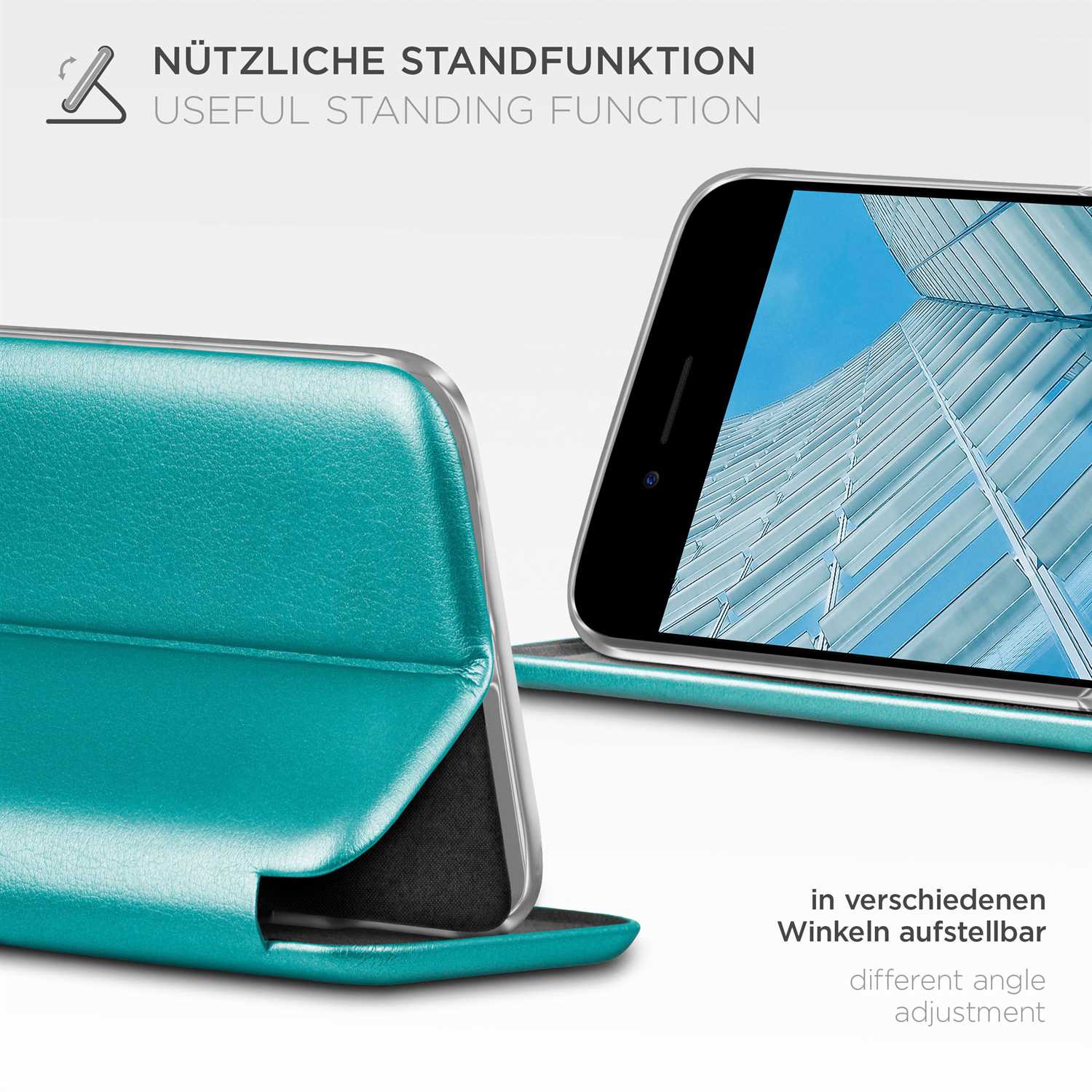 ONEFLOW Business Case iPhone SE (2020) Handytasche mit Kartenfach – Weiteres Produktbild 2
